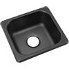 Yctze Lavello in Acciaio Inox 175 X 160 X 70 Mm Lavello Cucina Lavello a Barra Zincato Nero per Barca Roulotte RV Lavello Cucina All'aperto