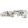 SOTECH 1 coppia di cerniere fresate VICI 95 x 19 mm angolo di apertura 180° Cerniera per porte con braccio in acciaio inox, cerniera a vite per porte di mobili