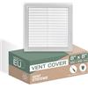 Vent Systems - Griglia di ritorno dell'aria in plastica, con protezione contro i parassiti, 250 x 250 mm