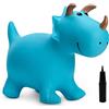 U&C Planet Animal Hopper per bambini,Dinosauro Hopper per bambini, Dinosauro Space Hopper,Gonfiabile rimbalzante Ride on Toys Regali per 2 3 4 5 6 anni Hop Along Yard Indoor Outdoor