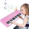 Verdantree Pianola Bambini Tastiera 37 Tasti, Musicale Elettronica Tastiera con Microfono, Pianola per Bambini Portatile Multifunzione, Music Giocattolo Educativo Regalo per Ragazzi Ragazze 3+Anni