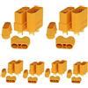RUNCCI-YUN 6 Pairs Connettore Spina XT90, XT90H Guaina, XT90 Connettore Maschio Femmina ，Proiettile Connettori ， con Connettore di Alloggiamento Guaina per per Batteria Lipo RC Aerei Auto