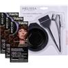 FEI FAN KIT TINTA CAPELLI: 3x Tinta Palette Colorazione Permanente, Crema Colorante Pro, Copertura Capelli Bianchi, Anti-danni + Set Tinta Capelli (4-65 Castano Cioccolato Ramato)