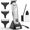 Fagaci Macchinetta per Capelli Professionale Zero Gap, Trimmer Barba Affilatura 5 Volte Più Duratura Tagliacapelli Professionale, Brushless Motor Rasoio Capelli Uomo 0 mm, Tagliacapelli a Zero