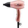 Elchim Mini Venetian Rose Gold - Asciugacapelli da viaggio, voltaggio universale, ultraleggero, piccolo e pieghevole; Dotato di un mini concentratore d'aria; mini diffusore incluso nella confezione