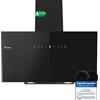 KKT KOLBE TRIO9025S - Cappa aspirante 90 cm, 782 cbm/h, cappe da parete senza testa, colore nero, vetro, controllo gestuale, funzionamento SensorTouch, illuminazione a LED