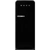 Smeg RÉFRIGÉRATEUR 1 PORTE ANNÉES 50 NOIR MAT CHARNIÈRES À DROITE