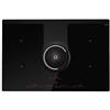 Elica PRF0196322, Piano cottura a induzione con cappa aspirante integrata NIKOLATESLA ONE HP EVO BL/A/83, Black