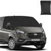 kamoly Copertura per parabrezza auto per Ford Transit Custom 2012-2024, 600D Oxford Protezione Solare Parabrezza Wrap Cover, Protezione per Parabrezza Parasole, Anti-Neve Anti UV, Anti Gelo