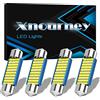 Xnourney 39 mm 6418 Lampadine LED per auto, Canbus senza errori festone Lampadine Luce bianca, 12 V 30 smd 3014 Chipset 6461 C5 W Lampadine per auto Cupola Carta Baule, Luce di cortesia, 4 pezzi
