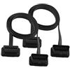 S SIENOC SIENOC 2xOBD2 OBD-II Cavo di prolunga, 16 Pin OBD2 Maschio a Femmina Cavo con connettori ad Angolo 0.95m per i Veicoli
