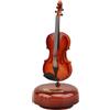 Fayemint 1 Pezzi Violino Carillion Musicale, Creativo Carillon Musicale, Violino Carillon Musicale Rosso, per Decorazioni per Ufficio, Compleanni, Regali di Festa