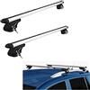 EMMEA BARRE PORTATUTTO PORTA PACCHI 120 CM AUTO COMPATIBILE CON DACIA SANDERO STEPWAY 2019 RAILING STANDARD STACCATI DAL TETTO PORTA TUTTO PORTA BAGAGLI SERRATURA ANTIFURTO