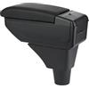 ZENVI Braccioli Compatible with OPEL Meriva Braccioli 2003-2017 Console Centrale Organizer Immagazzinaggio Scatola Doppio Spazio Può essere come supporto gomiti