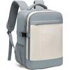 Xkdoai Zaino per Ryanair 40x20x25 da Viaggio Aereo Bagaglio a Mano Borsone da Cabina Borsa da Viaggio Impermeabile 14 Pollici Porta PC con Antifurto 20L