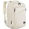 MATEIN Zaino 40x20x25 per Ryanair, Bagaglio a Mano Aereo Espandibile Zaino da Viaggio per Donna Uomo, Leggero 20L Borsa da Cabina Multitasche Zaini Casual per Scuola Lavoro Trekking, Beige