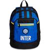 Seven Zaino Scuola Advanced - INTER - Blu - Doppio scomparto - Tasca porta borraccia, Scomparto frontale
