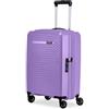 Ciak Roncato Bagaglio a mano Passenger Trolley S 4R, chiusura TSA, rigido ultraleggero con zip espandibile, misura cabina colore LAVANDA