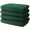 Ôhm Set di 4 Asciugamani Bagno 70x140 cm | Grande Telo da Doccia e Bagno | 100% Cotone | Spugna Morbido e Assorbente | 500g/m2 | Hotel e B&B | Oeko-TEX | Ôhm | Verde