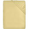 Utopia Bedding Lenzuolo con Angoli Due Piazze Matrimoniale - 160x200cm - Giallo - Microfibra di Poliestere Spazzolato - Lenzuolo Sotto con Angoli Elasticizzato