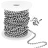 PATIKIL 4.0mm x 56Ft 304 Inossidabile Acciaio Palla Catena Palla Catena
