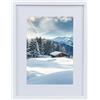 Joyshare Cornice Foto 30x40 cm, 1 Pezzo (Bianco), Vetro Acrilico Ultrachiaro, Cornice Sostituibile per Quadri Grandi
