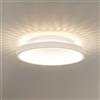 Kuwork Plafoniera LED Soffitto, 4000K Plafoniera LED Rotondo, Lampadario Soffitto per Camera da letto, Cucina, Corridoio, Bagno, 20CM, Bianco