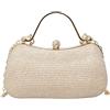LQSCJS Pochette da donna, oro, gold