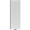 SONNI radiatore termoarreto a parete 1800 x 619 x 48 mm, termosifone a soggiorno potenza 1072 W, radiatore verticare strato singolo da bagno, connessioni centrali G 1/2 - Bianco