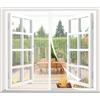 SAILIMAY Zanzariera Magnetica per Finestra 70x90 cm, Varie Taglie Zanzariera Tenda Magnetica, Maglia Fine, Facile Da Installare per Tutti Terrazza Porte e Finestre, Bianco