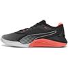 PUMA Sneakers Fuse 4.0 unisex, Scarpe, Nero/Bianco/Glowing Rosso, 44