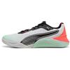PUMA Sneakers Fuse 4.0 unisex, Scarpe, Bianco/Mint Melt/Glowing Rosso, 44