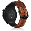 KeeFos 20mm Cinturino in Pelle Compatibile con Amazfit Active/Amazfit GTR Mini/GTS 4/GTS 4 Mini/Amazfit Bip 3/Bip 3 Pro, Cinturino di Ricambio per Amazfit GTS 3/GTS 2e/GTS 2 Mini - Marrone Chiaro