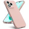 Oududianzi - Cover Compatibile con Honor 400 Lite 5G [Cover in Silicone Liquido] [Interno in Microfibra] Gomma Gel di Silicone TPU Liquido Antiurto Custodia Honor 400 Lite - Rosa