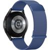 Amzpas Cinturino per Samsung Galaxy Watch 4/5/6/7 40mm 44mm, Cinturino in Acciaio Metallo Magnete per Samsung Galaxy Watch 5 pro 45mm/ Watch 4/6 Classic 46mm 42mm (1Blu navy)
