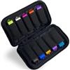 HOTMNTY Custodia per Chiavette USB, Borsa Organizer Unità Flash, Borsa Portaoggetti per Chiavetta USB con 10 Scomparti, Accessori Elettronici per Chiavette USB/Drive/Pen Drive/Jump Drive/Dischi U, 1 Pezzo