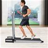 MEELRYD Tapis roulant Elettrico Casa Pieghevole Walking Pad 0.8-10km/h 2HP Under Desk Scrivania Treadmill Display LED e Telecomando per Casa & Ufficio (Nero)