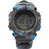 equlup Orologio Sportivo, Orologio Cronografo Nottilucente Impermeabile Orologio Sportivo in Resina Acrilica con Aspetto a Specchio Orologio Sportivo Multifunzionale da Corsa per Studenti(Blu)