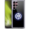 Head Case Designs Licenza Ufficiale Inter Milan Logo su Nero Distintivo Custodia Cover Dura per Parte Posteriore Compatibile con Samsung Galaxy S22 Ultra 5G
