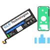GLK-Technologies Batteria di ricambio ad alta capacità, compatibile con Samsung Galaxy S7 Edge SM-G935F, originale GLK-Technologies Battery | accu | 3600 mAh | sostituisce EB-BG935ABE con 2 set di nastri adesivi