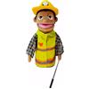 LOMTRATS Burattini teatrali per bambini,include insegnante,poliziotto,pirata,detective,ecc.con bocche aperte mobili,perfetti per raccontare storie,insegnare,regali per festival,1 pezzo con joystick