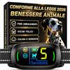 PAWPRO Collare Antiabbaio per Cani | Conforme Nuova Legge Benessere Animali 2024 | Intelligenza artificiale, Rilevamento Dell'Abbaiare, Schermo Colori | 3 modalità BEEP, Vibrazione, BEEP+Vibrazione
