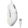 SteelSeries Rival 3 Gen 2 - Mouse da gioco - Sensore ottico TrueMove Core da 8500 DPI - 60 milioni di clic di durata - bassa latenza - 77 g di peso - 100% piedini in PTFE - RGB - Bianco