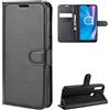Kezaizhe Custodia per Alcatel 1S 2020 PU Pelle Wallet Protettivo Cellulare Flip Cover per Alcatel 1V 2020 / 3L 2020 / 3V 2020 a Portafoglio Telefono con Magnetica (Black)