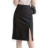 Hcclijo Gonne A Tubino da Ufficio Stile Semplice OL da Donna Eleganti Gonne da Donna Sottili A Vita Alta per Tutte Le Partite Gonne Vintage Classiche Black Skirt M
