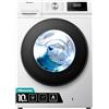 Hisense WDQA1014EVJM Lavasciuga 10/6 kg 1400 Giri Classe A Bianco Caricamento Frontale
