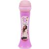 Giochi Preziosi M-Microfono per cantare insieme a Charlotte, con canzone originale I Love You e luci colorate, Multicolore, CHR06000