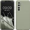kwmobile Custodia Compatibile con Xiaomi Mi Note 10 Lite Cover - Back Case per Smartphone in Silicone TPU - Protezione Gommata - verde grigio