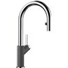 BLANCO 521359 CARENA-S Vario Rubinetto da Cucina Doccetta con Tubo Regolabile Grigio-Roccia/Cromato