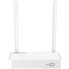 Totolink N300RT V4 | Router WiFi | 300 Mb/s, 2,4 GHz, MIMO, pulsante WPS, Multi-SSID. Router wireless, WEP, WPA, WPA2 e WPA-Mixed 64/128 bit, 2 antenne, router a lungo raggio, bianco